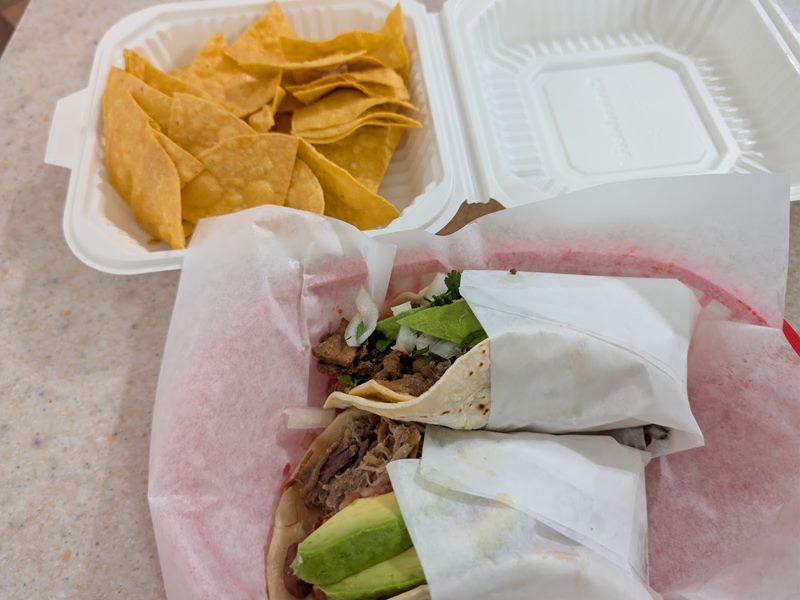 Super Taquería food