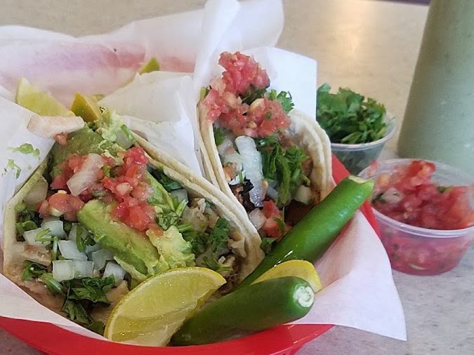 Super Taquería food
